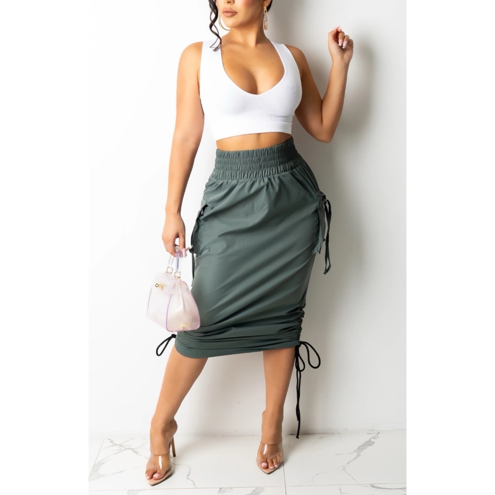Cargo Maxi Skirt